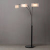 Amarillo 3 Light Arc Floor Lamp Floor Lamp NOVA of California