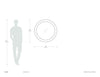 Carnival Round LED Infinity - Wall Mirror Wall Mirror NOVA of California