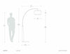 Coronado Arc - Floor Lamp Floor Lamp NOVA of California