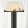 Elegance Alabaster Table Lamp Table Lamps Vakker Black & White Alabaster