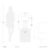Julie Standing - Table Lamp Table Lamps NOVA of California