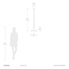 Lodi Small Pendant Light Pendant NOVA of California