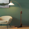 Melmar Chairside Arc Floor Lamp Floor Lamp NOVA of California