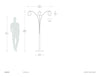 Marilyn 3 Light Arc Floor Lamp Floor Lamp NOVA of California