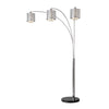 Marilyn 3 Light Arc Floor Lamp Floor Lamp NOVA of California Chrome