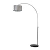 Marilyn 1 Light Arc Floor Lamp Floor Lamp NOVA of California Chrome
