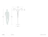 Orson 3 Light Arc Floor Lamp Floor Lamp NOVA of California