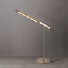 Port LED Charcoal Gray Wood - Table Lamp Table Lamps NOVA of California