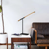 Port LED Natural Ash Wood - Table Lamp Table Lamps NOVA of California