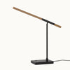 Port LED Natural Ash Wood - Table Lamp Table Lamps NOVA of California