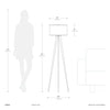 Quattro - Floor Lamp Floor Lamp NOVA of California