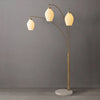 Santa Clara Bone Porcelain 3 Light - Floor Lamp Floor Lamp NOVA of California