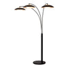 Saucer 3 Light Arc - Floor Lamp Floor Lamp NOVA of California