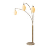 Santa Clara Bone Porcelain 3 Light - Floor Lamp Floor Lamp NOVA of California