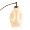 Santa Clara Bone Porcelain 3 Light - Floor Lamp Floor Lamp NOVA of California