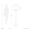 Swiss Cross - Floor Lamp Floor Lamp NOVA of California