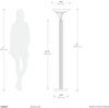 Tambo Torchiere - Floor Lamp Floor Lamp NOVA of California