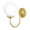 Bragan Globe Wall Light wall light Mullan Lighting Polished Brass