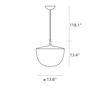 CHESHIRE Suspension Lamp - GamFratesi Pendant FontanaArte