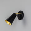 Antique BrassCashel Wall Light Wall Light Mullan Lighting Powder-Coated Matte Black