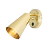 Antique BrassCashel Wall Light Wall Light Mullan Lighting Polished Brass