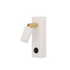 Sampio Wall Light wall light Mullan Lighting Powder Coated White