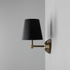 Busan Modern Brass Double Wall Light Sconce Mullan Lighting