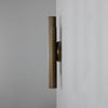 Royce Modern Reeded Double Wall Light Wall Sconce Mullan Lighting