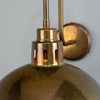 Paris Industrial Brass Swan Neck Wall Light Wall Sconce Mullan Lighting