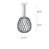 PINECONE Pendant - Paola Navone Pendant FontanaArte