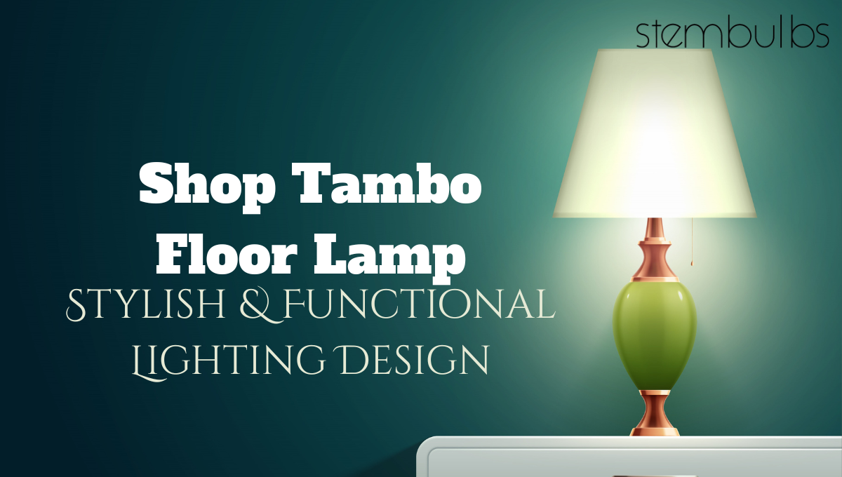 Shop Tambo Floor Lamp Stylish & Functional Lighting Design – Stembulbs LLC