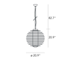Round Suspension Lamps Pendant FontanaArte   