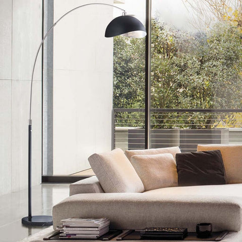 Luna Bella Arc Brushed Nickel - Floor Lamp Floor Lamp NOVA of California   