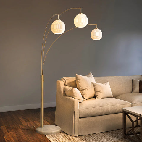 Moraga 3 Light Arc Floor Lamp Floor Lamp NOVA of California   