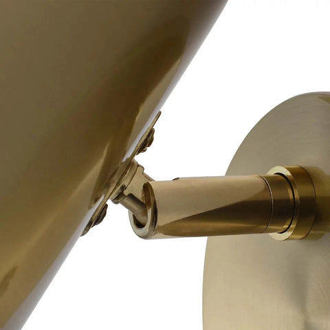 Bedroom Wall Sconces - Culver Plug-in Wall Sconce – Brushed Brass Wall Sconce NOVA of California   