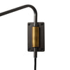 Swing Plug-In Wall Light – Matte White Wall/Cieling Lamp NOVA of California   