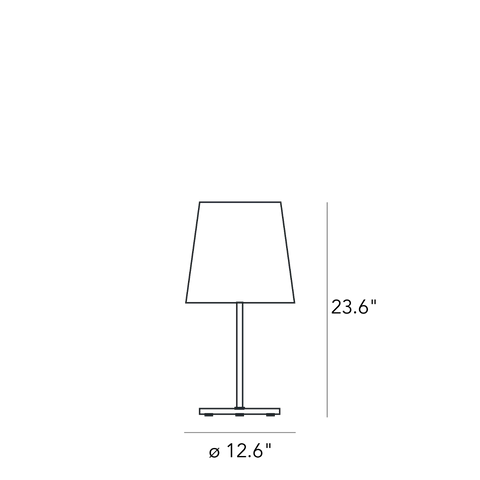 Metal White Table Lamp Table Lamps FontanaArte   