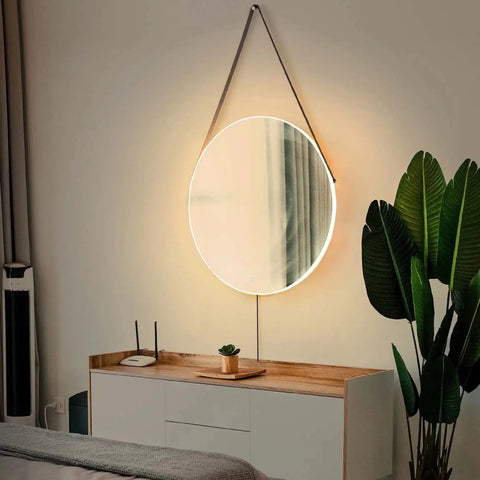 Aurora 36″ Round Backlit LED - Wall Mirror Wall Mirror NOVA of California   