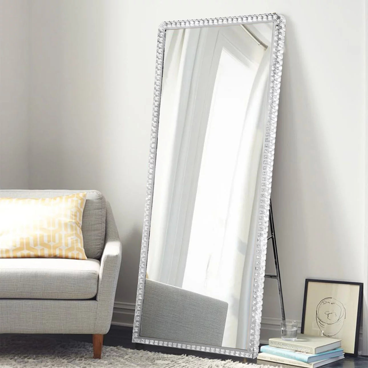 Marilyn Illuminated Large - Floor Mirror Floor Mirror NOVA of California   