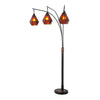 Artifact Natural Mica 3 Light Arc Floor Lamp Floor Lamp NOVA of California   
