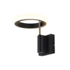 Slim Modern LED Wall Fixture/Sconce Wall Sconce NOVA of California Antique Nickel  