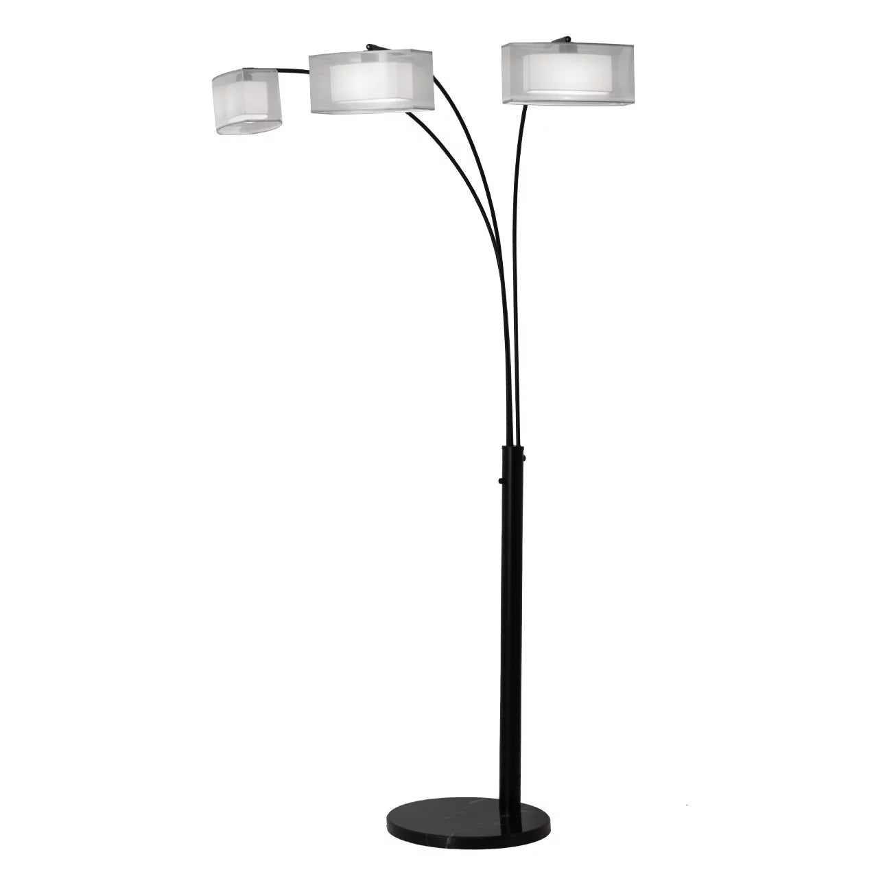 Amarillo 3 Light Arc Floor Lamp Floor Lamp NOVA of California   