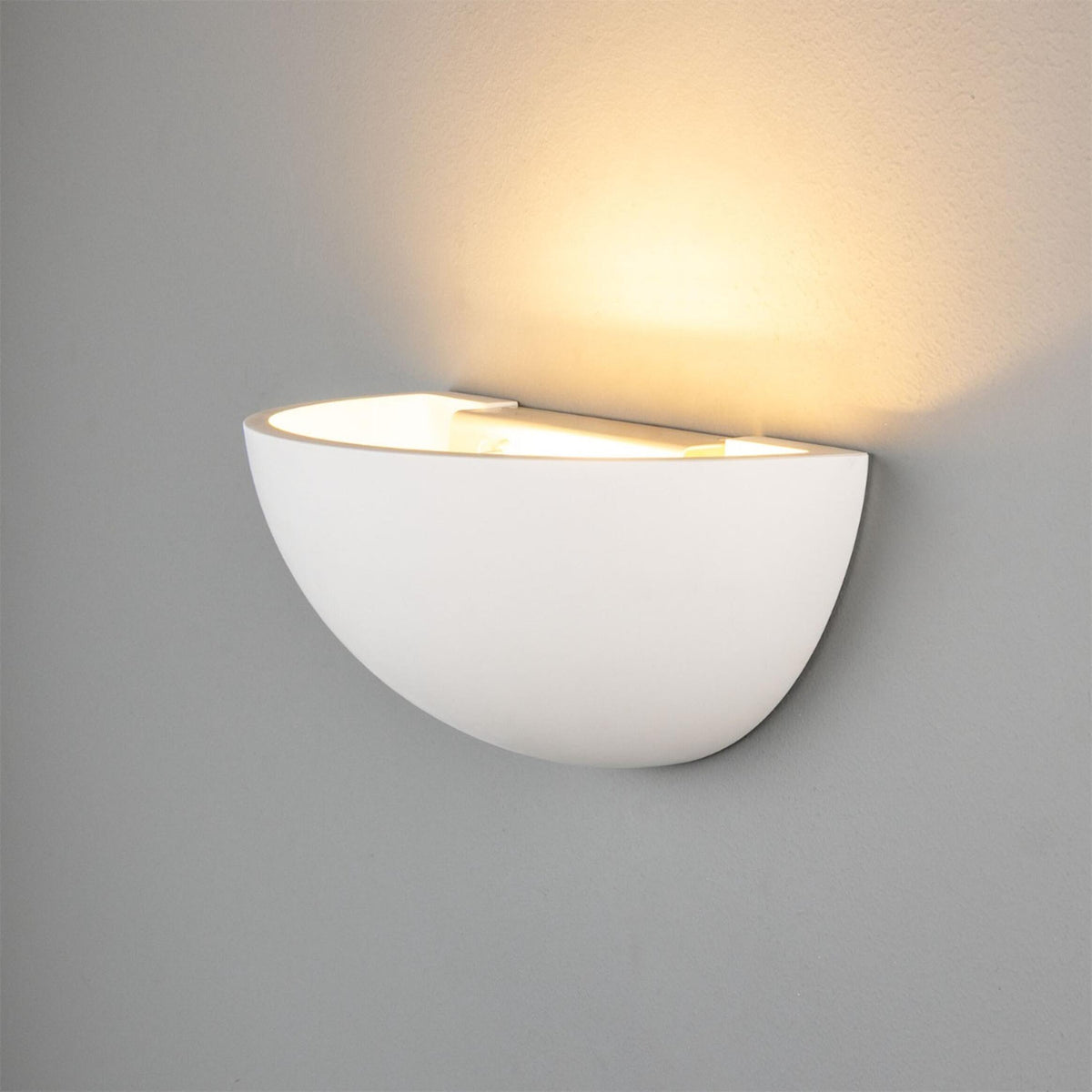 Bonn Half Dome Plaster Wall light