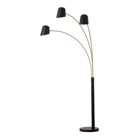 Culver 3 Light Arc Floor Lamp Floor Lamp NOVA of California   