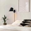 Culver Plug-in Wall Sconce - Matte Black Wall Sconce NOVA of California   