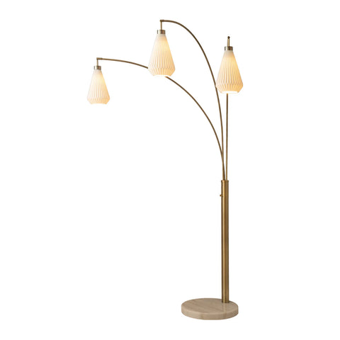 Concord 3 Light Arc Floor Lamp Floor Lamp NOVA of California   