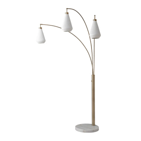 Concord 3 Light Arc Floor Lamp Floor Lamp NOVA of California   