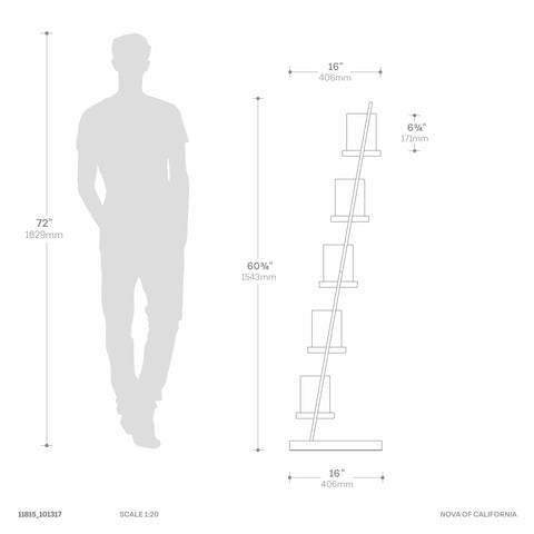 Escalier - Floor Lamp Floor Lamp NOVA of California   