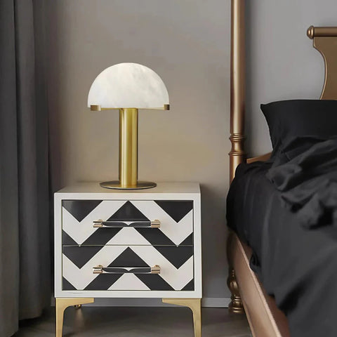 Elegance Alabaster Table Lamp Table Lamps Vakker   
