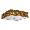 Mosaic 16" Square Flush Mount Flushmount Lucas McKearn   